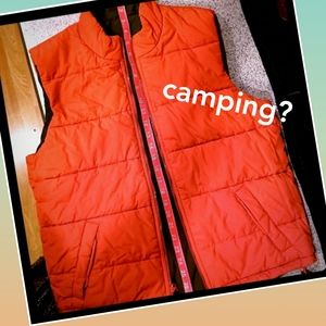 RALPH LAUREN Orange & Green reversible Lg vest